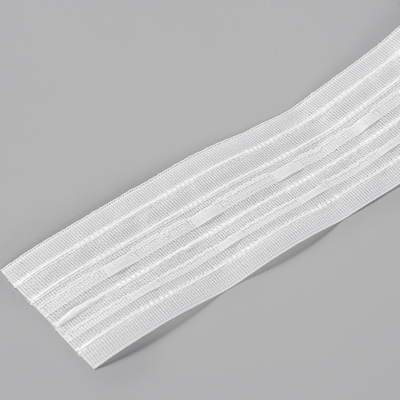 Cinta de cabeza de cortina de tela de cuatro cordones