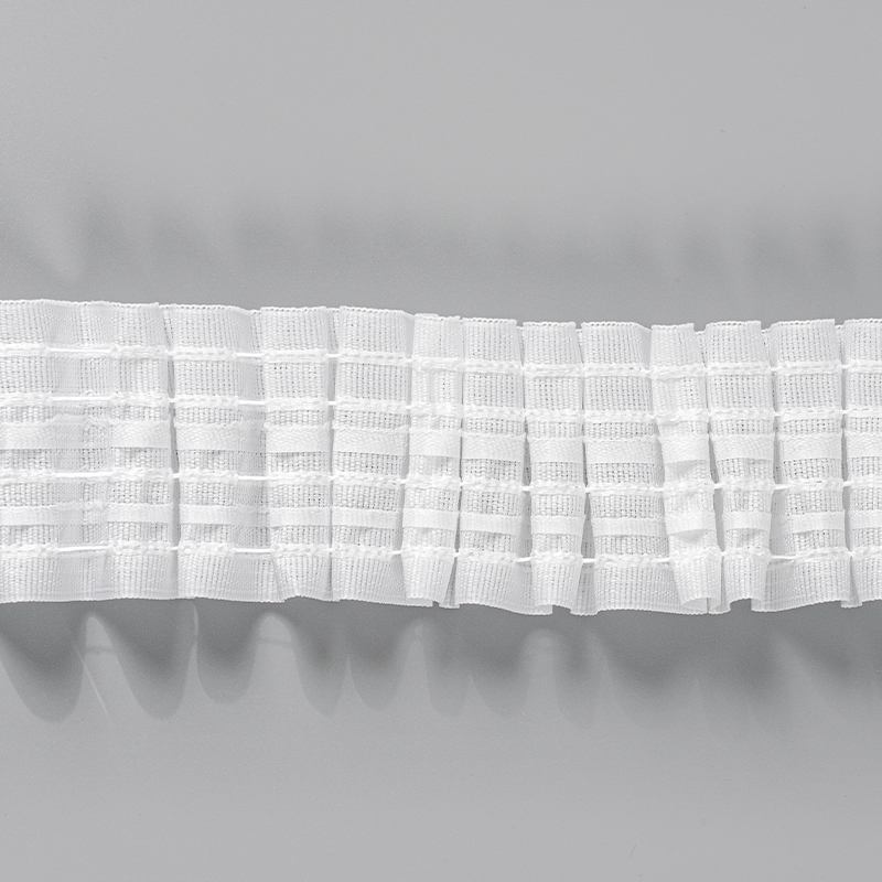 Cinta de cabeza de cortina de tela de cuatro cordones