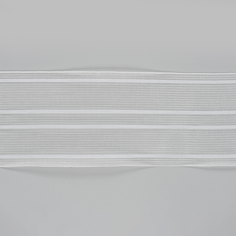 Cinta decorativa plana de nailon para cortinas de cuatro patrones